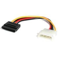 Startech.com Adaptador Cable de Alimentacin Molex de 4 Pines a SATA de 6 pulgadas  (SATAPOWADAP)